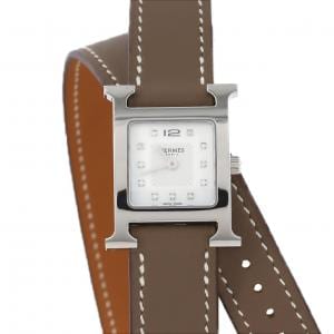 エルメス Hウォッチ･ドゥブルトゥール･11P HH1.210 SS クォーツ