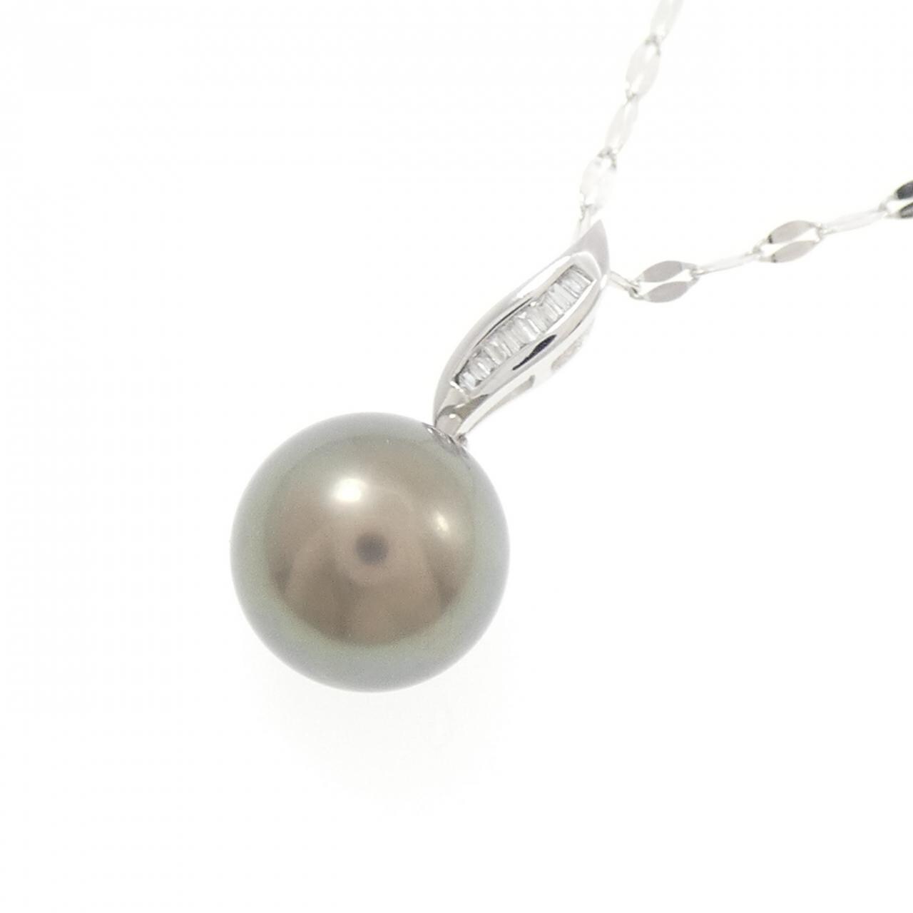 585WG 黒蝶パール ネックレス 10.1mm