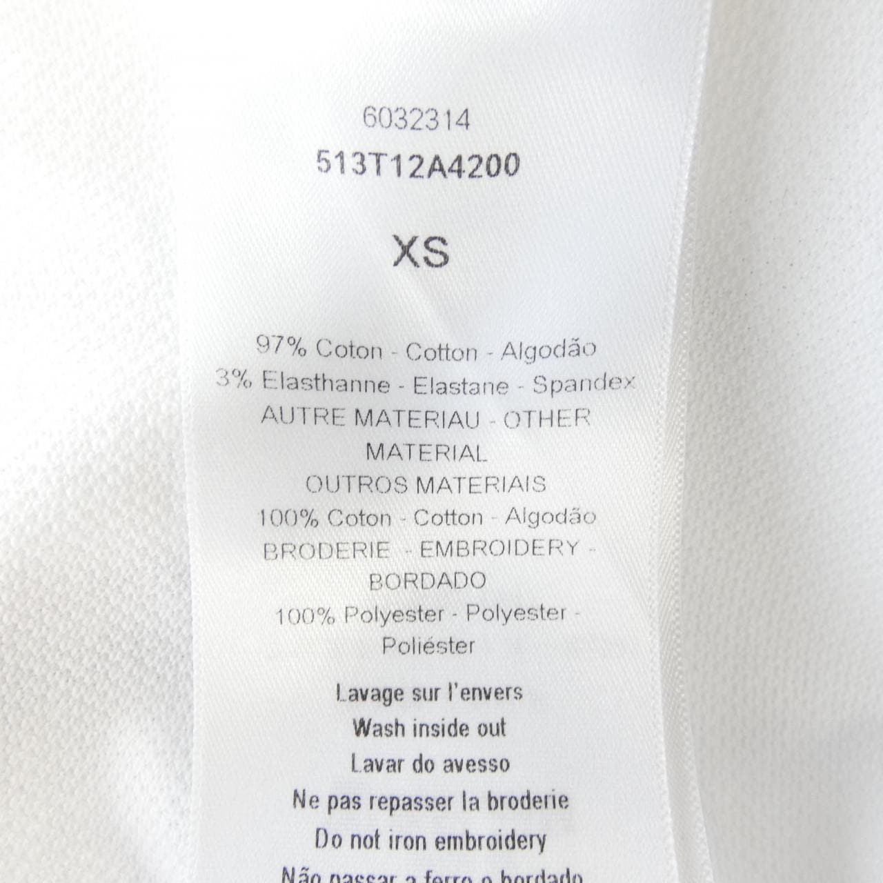 クリスチャンディオール CHRISTIAN DIOR DIOR VIBE 513T12A4200 ポロシャツ