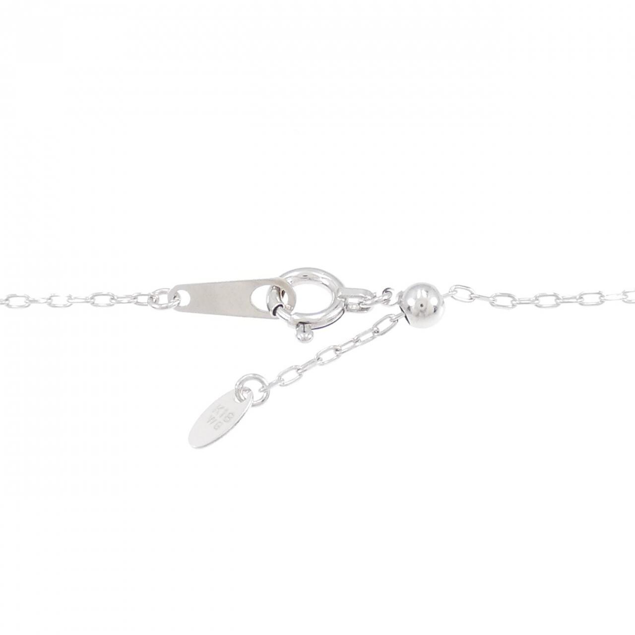 K18WG ダイヤモンド ネックレス 0.31CT