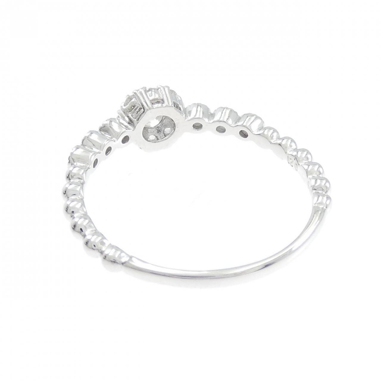 K18WG ダイヤモンド リング 0.15CT