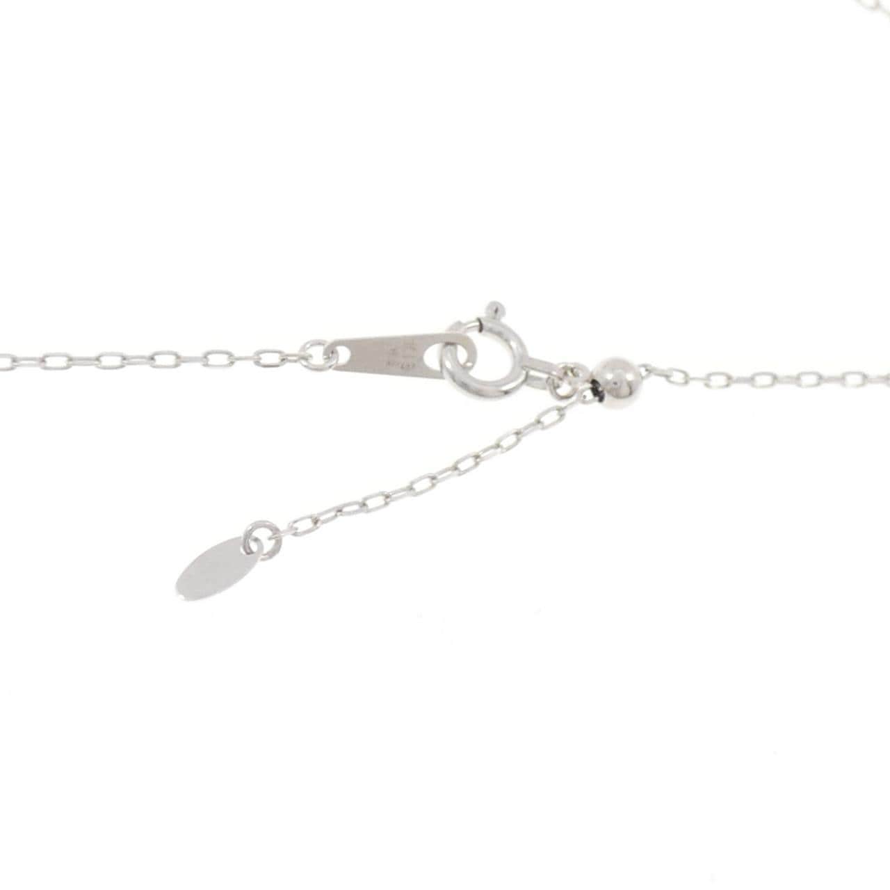 K18WG ダイヤモンド ネックレス 0.05CT