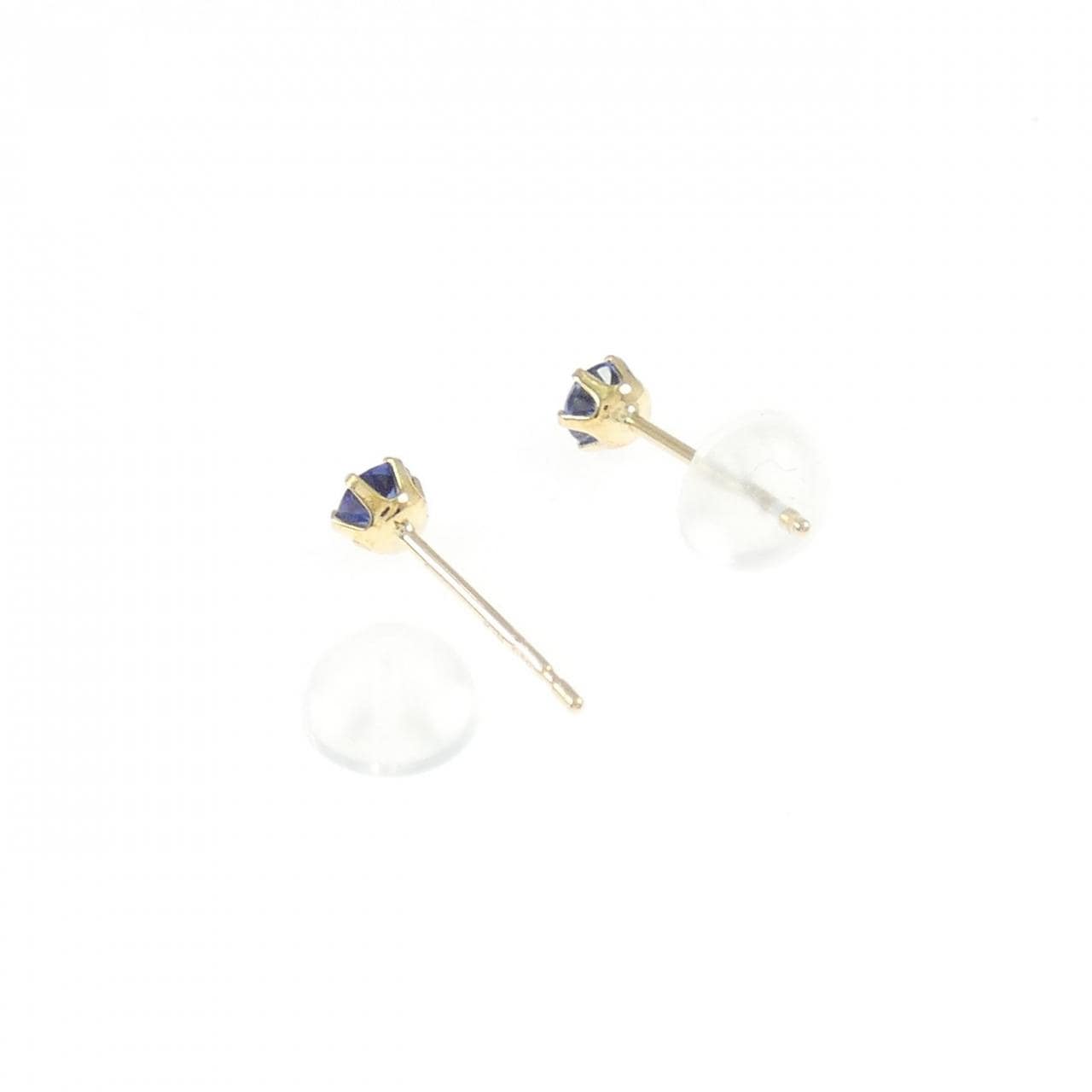 【新品】K18YG サファイヤ ピアス 0.20CT