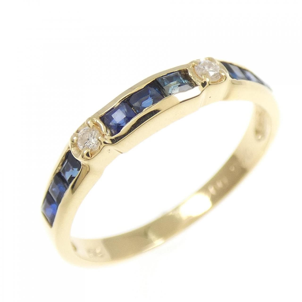 K18YG サファイヤ リング 0.46CT