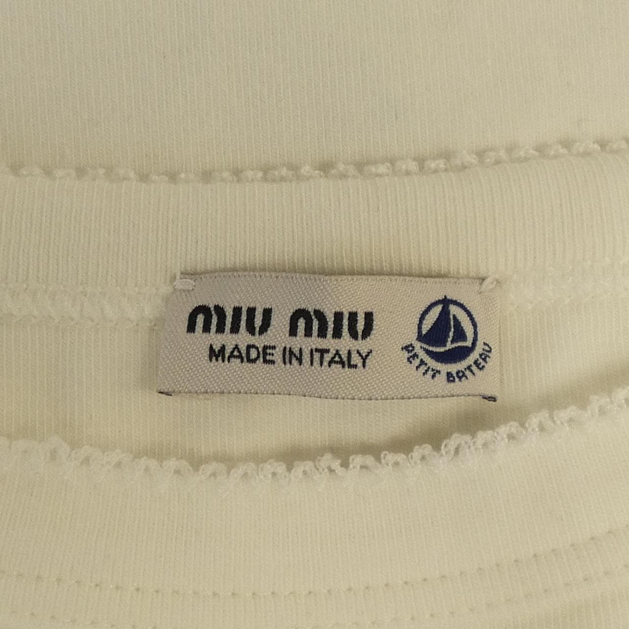 ミュウミュウ MIU MIU PETIT BATEAU MJT703 SOOO 16J8 キャミソール