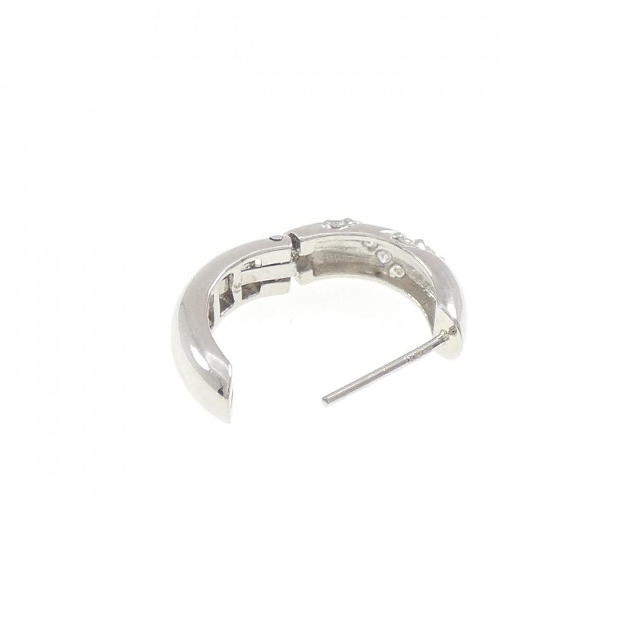 PT900 ダイヤモンド ピアス 0.15CT 片耳