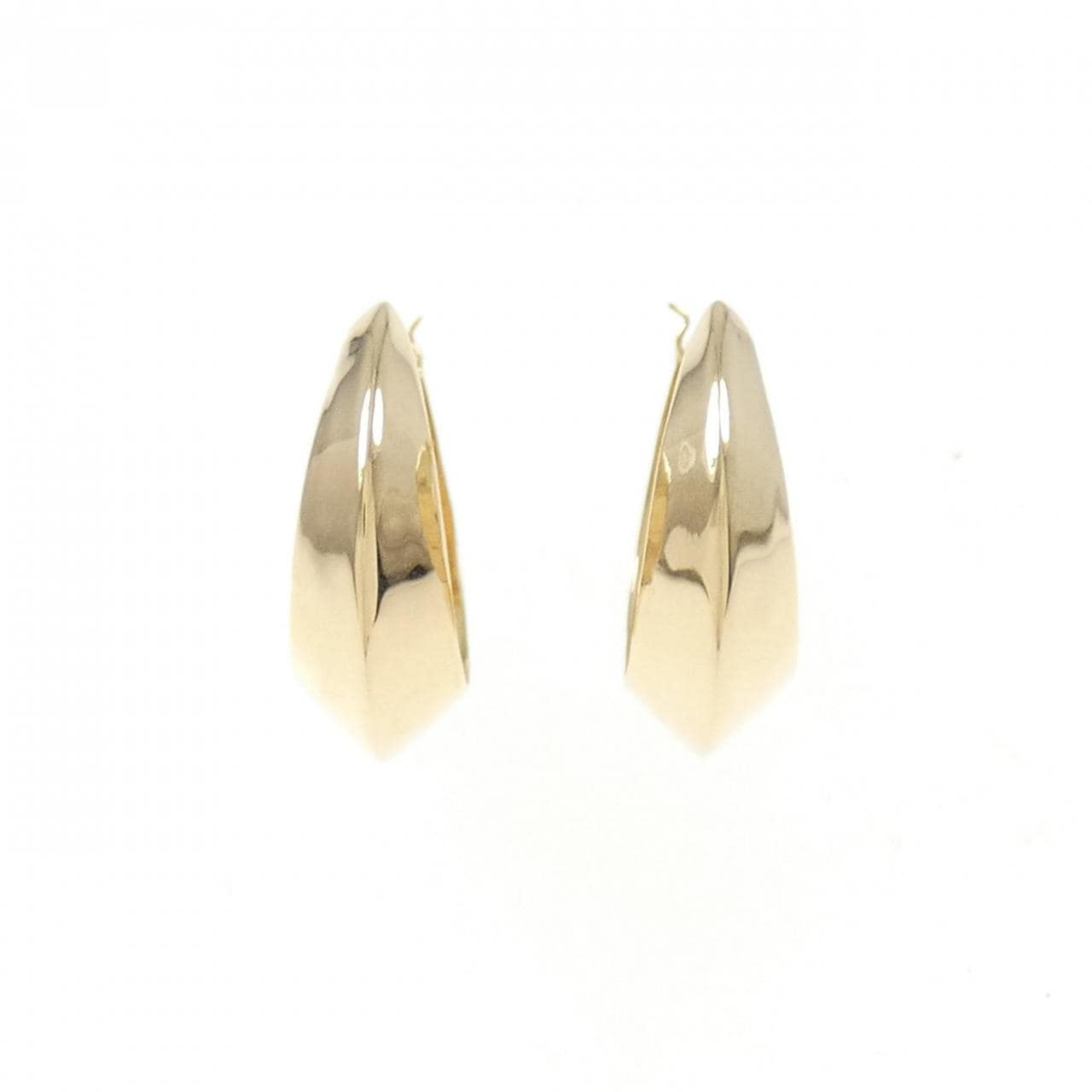 K18PG hoop earrings