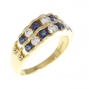 MIKIMOTO蓝宝石戒指 0.58CT
