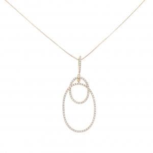 K18PG ダイヤモンド ネックレス 0.57CT