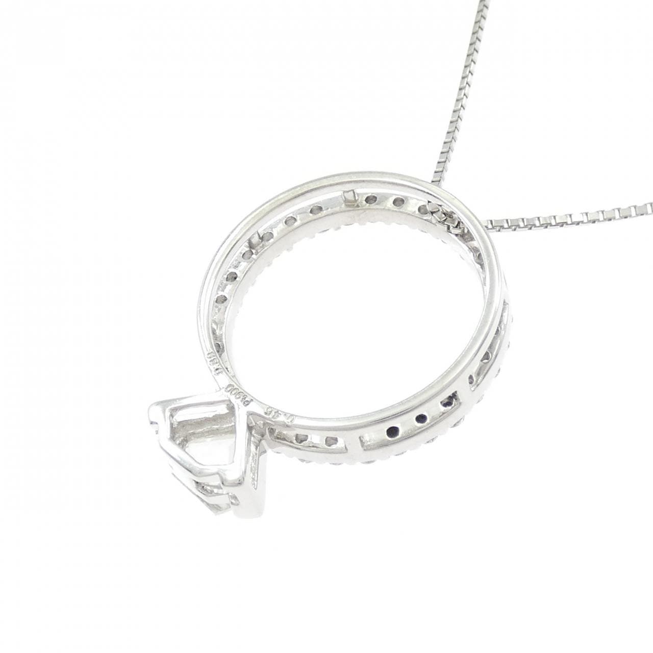 PT900/PT850 ダイヤモンド ネックレス 0.45CT