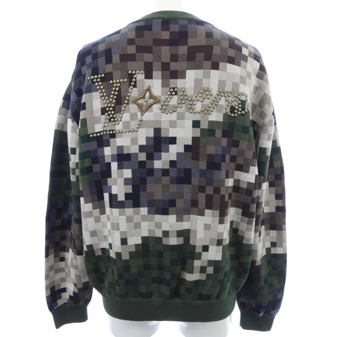 ルイヴィトン LOUIS VUITTON ダモフラージュコットンプルオーバー HQN72WAUR ニット