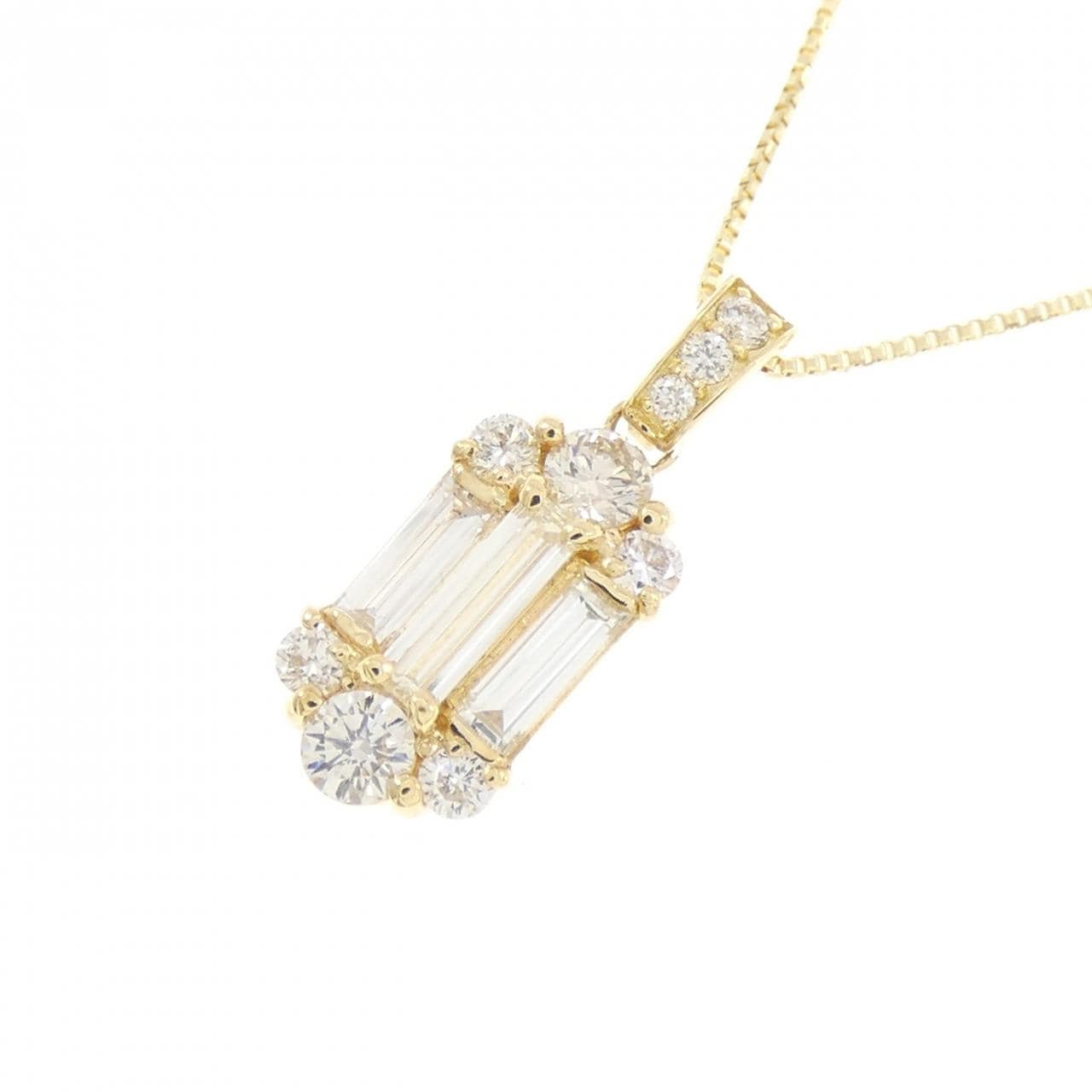 【新品】K18YG ダイヤモンド ネックレス 0.69CT