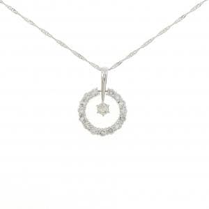 PT900/PT850 ダイヤモンド ネックレス 0.50CT