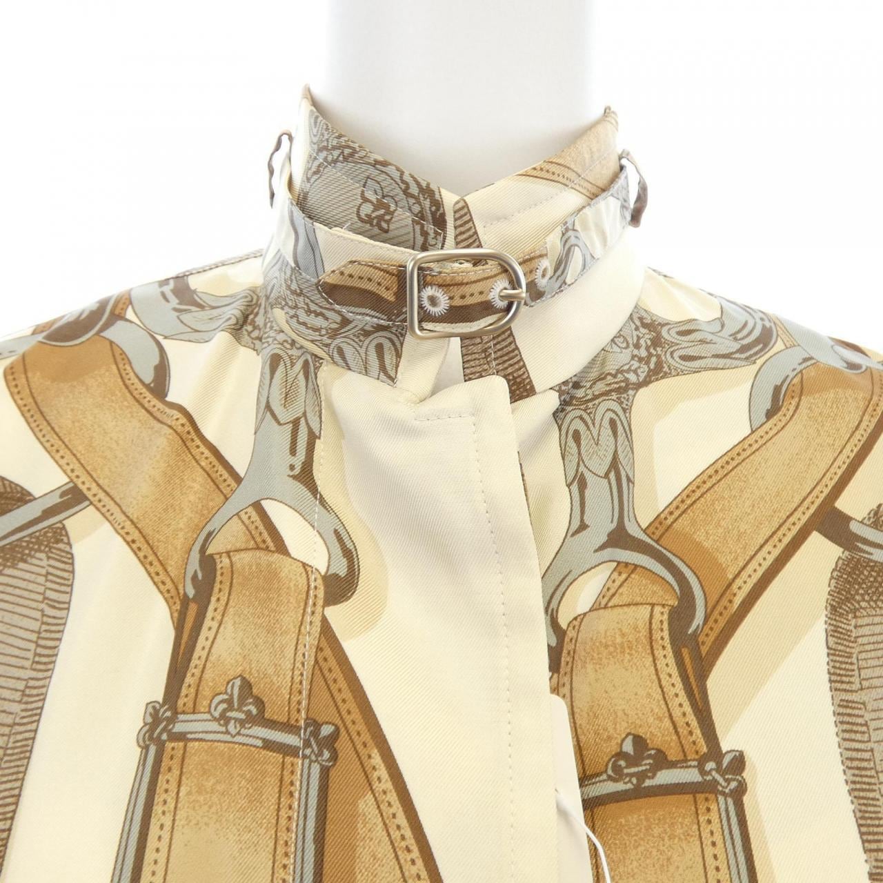 エルメス HERMES CAVALVADOUR co400 ツイルレーヌ コート