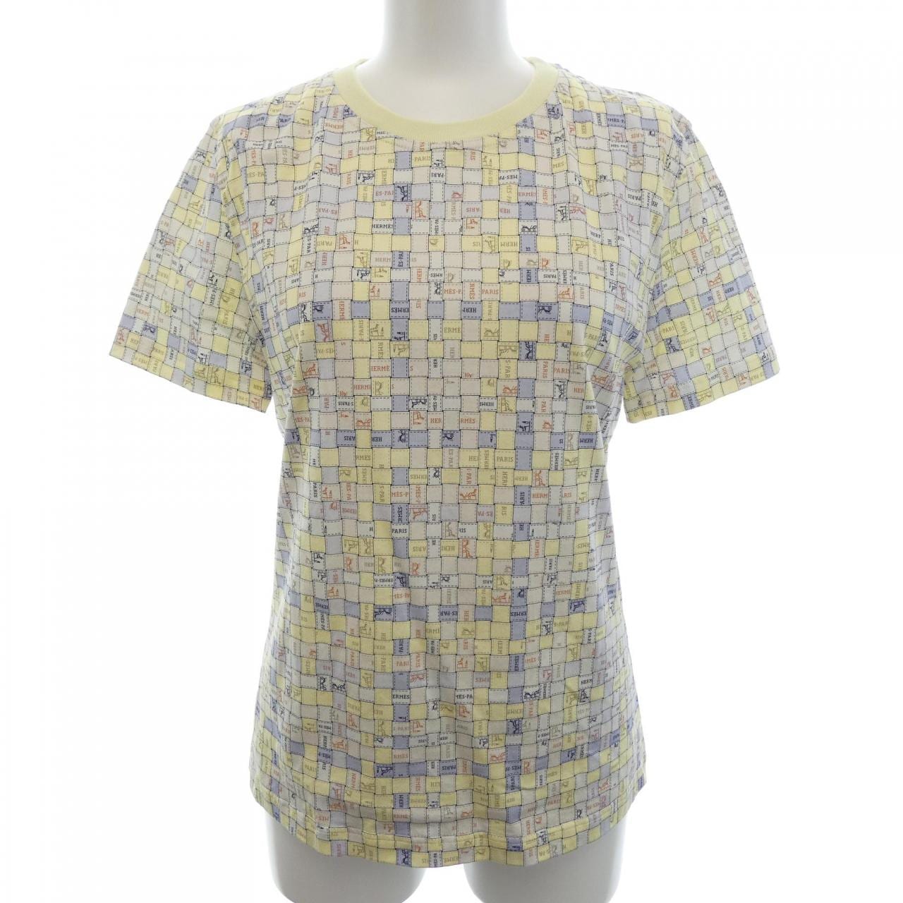 エルメス HERMES BOLDUC AU CARRE ボルデュックチェック 5E4645DK Tシャツ