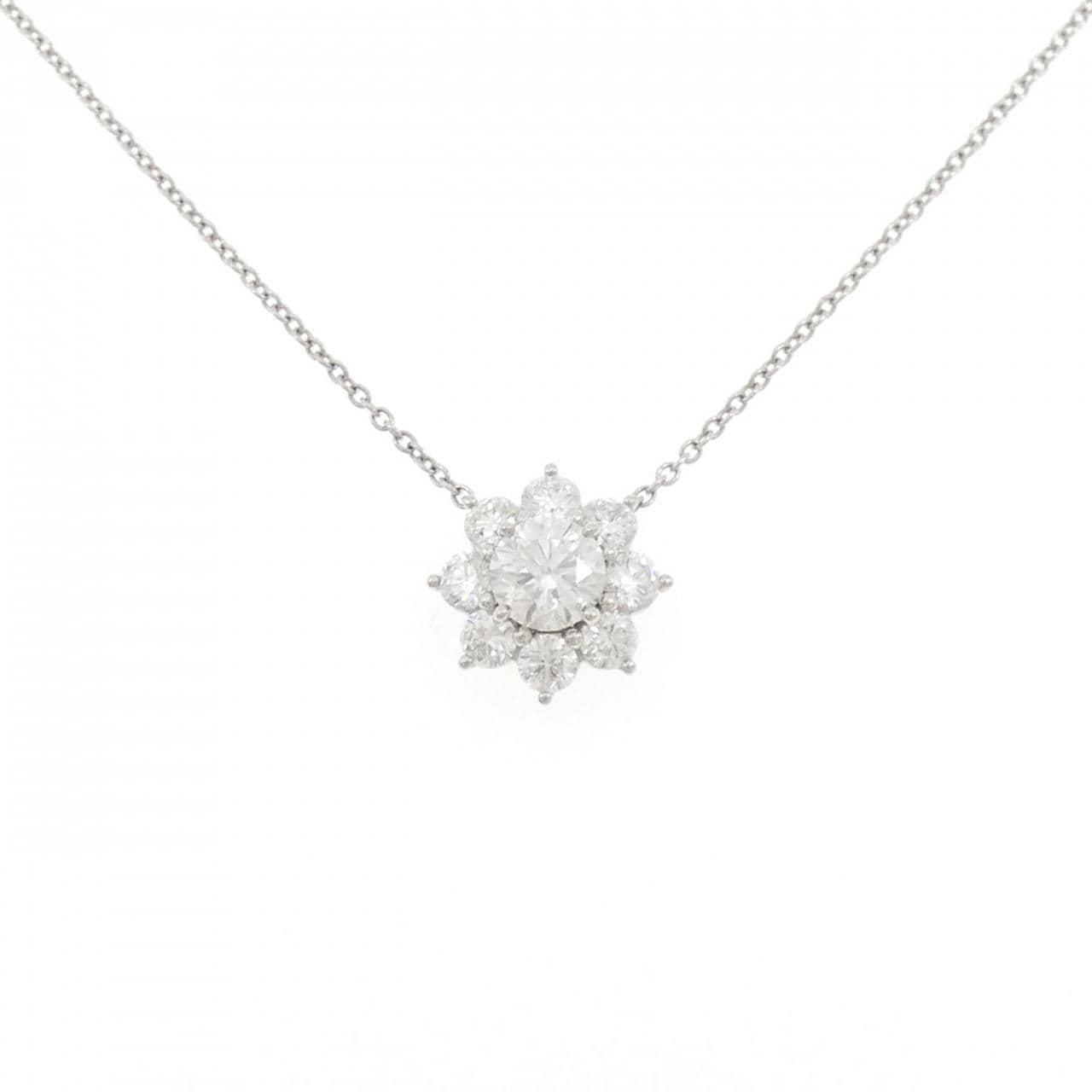 ハリーウィンストン サンフラワー ミディアム ネックレス 1.03CT E VS1 3EXT