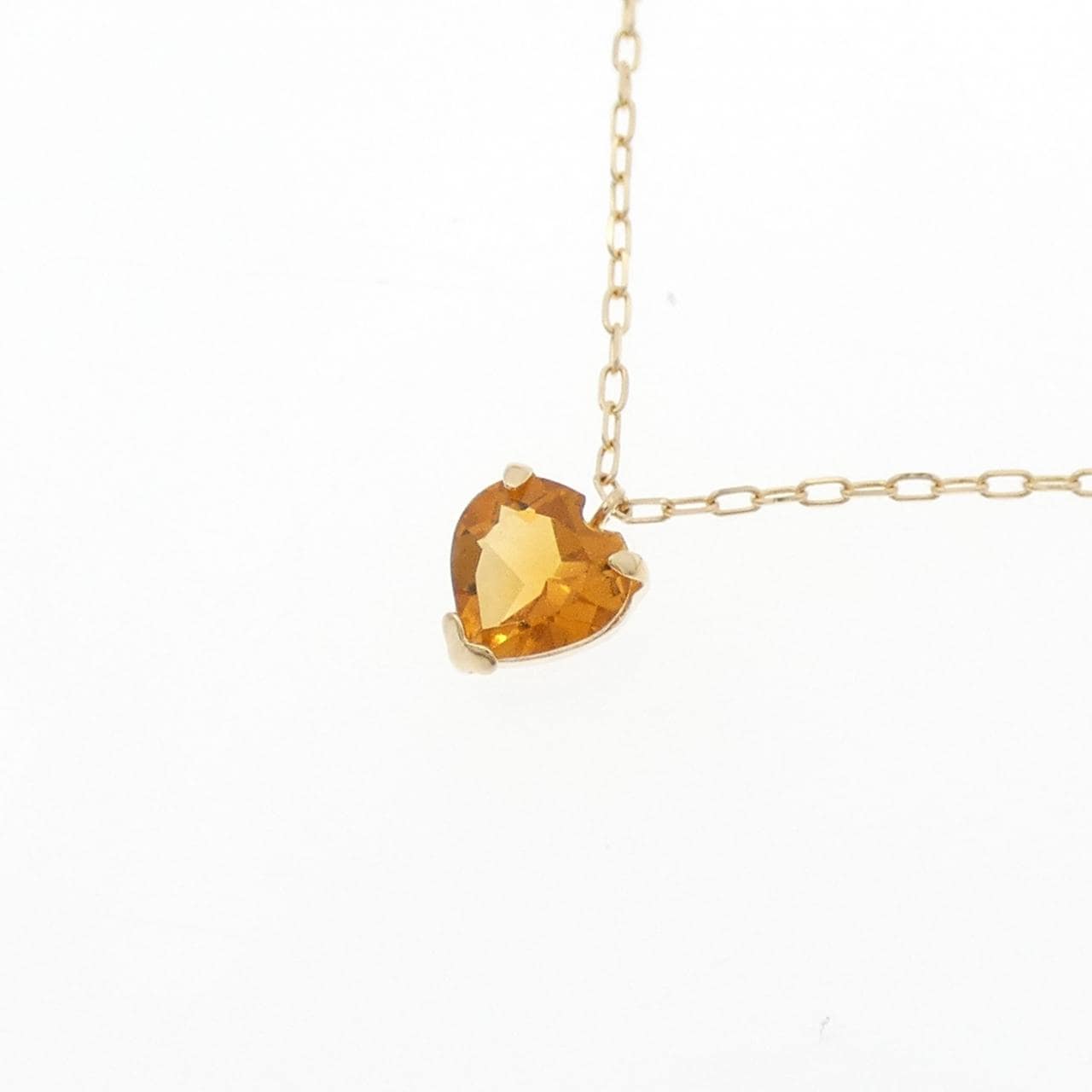 K18YG シトリン ネックレス 3.00CT