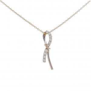 K18PG ダイヤモンド ネックレス 0.20CT