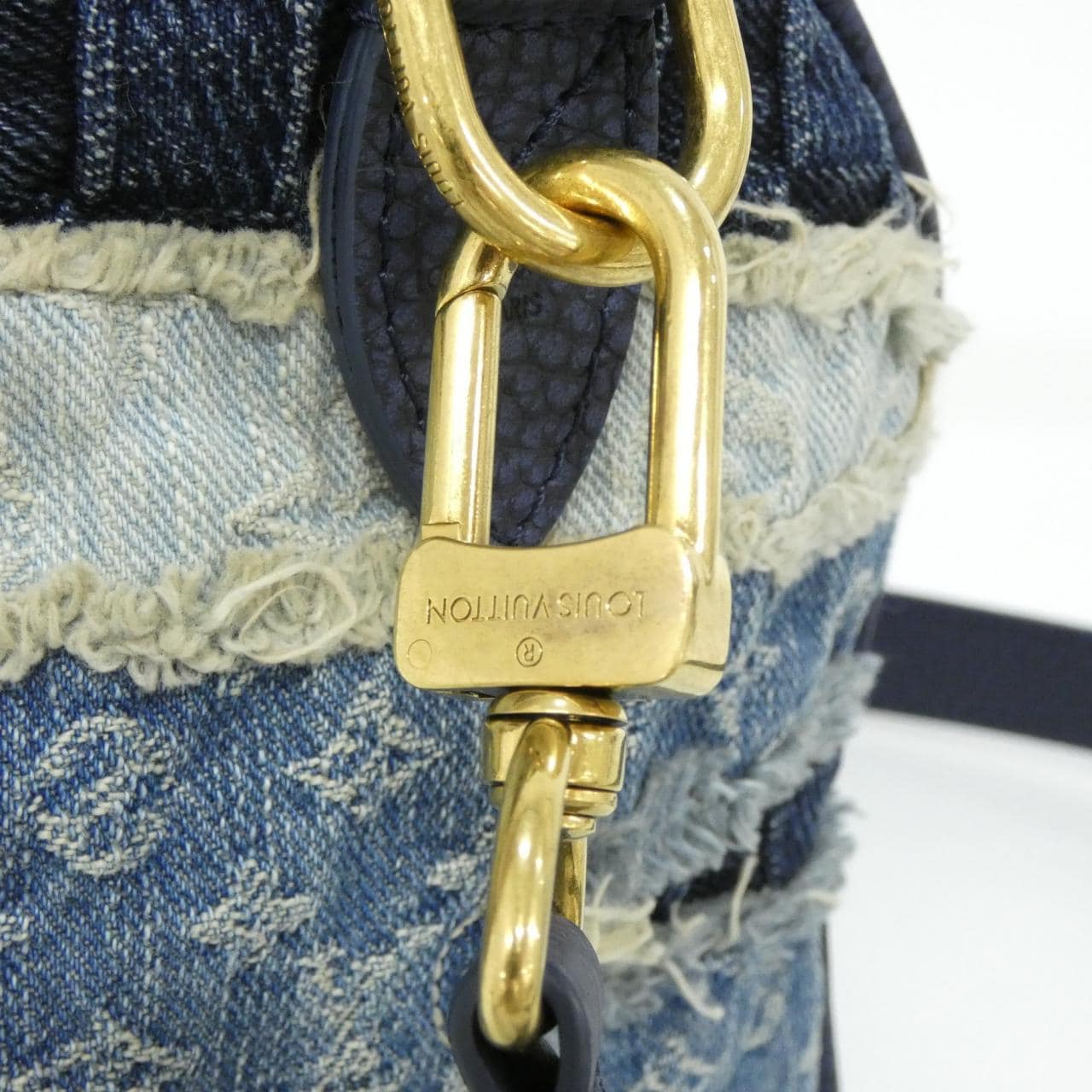 ルイヴィトン デニム ポロ ランドスケープ スピーディ バンドリエール 25cm M15276 バッグ