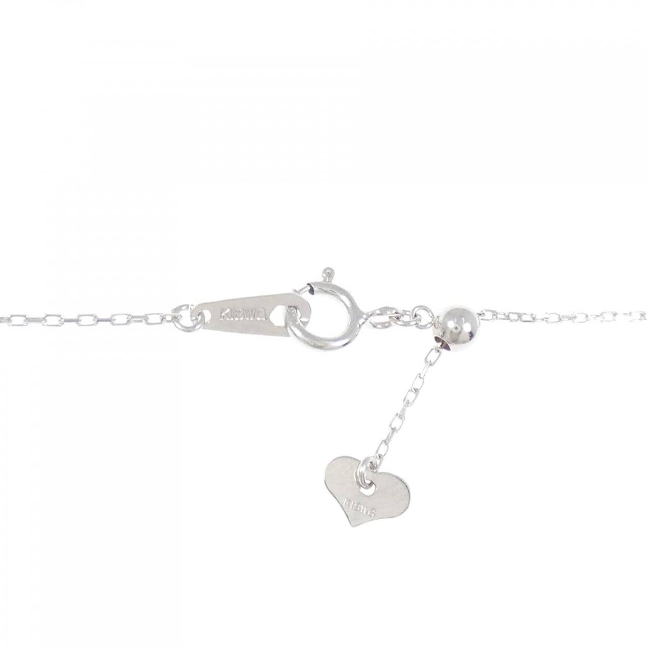 K18WG スター ダイヤモンド ネックレス 0.20CT