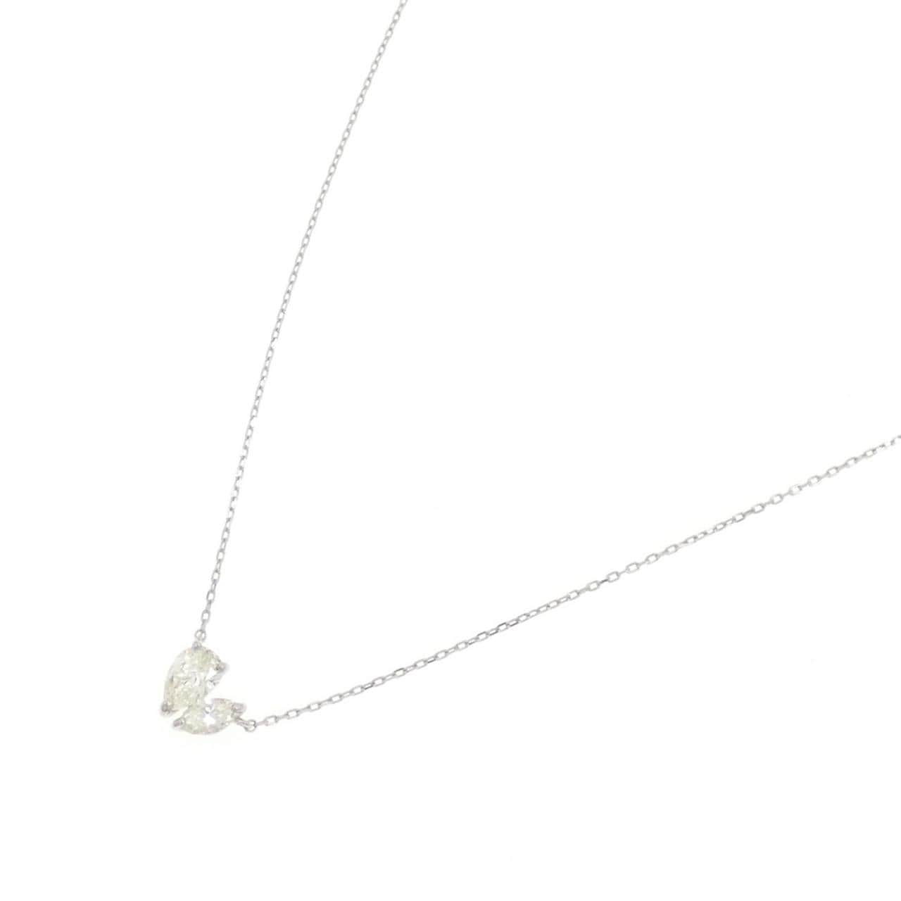 【新品】PT900/PT850 ダイヤモンド ネックレス 0.30CT