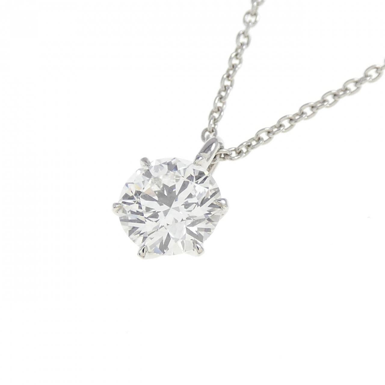 【リメイク】PT900/PT850 ダイヤモンド ネックレス 0.515CT D VVS2 EXT H＆C