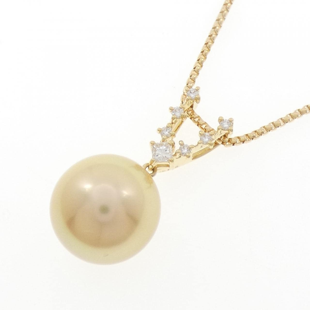 タサキ 白蝶パール ネックレス 14mm