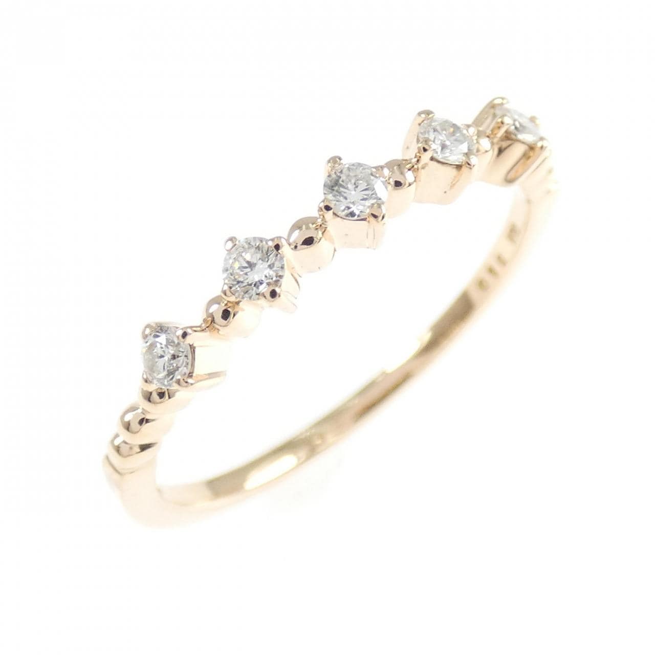 K10PG ダイヤモンド リング 0.12CT