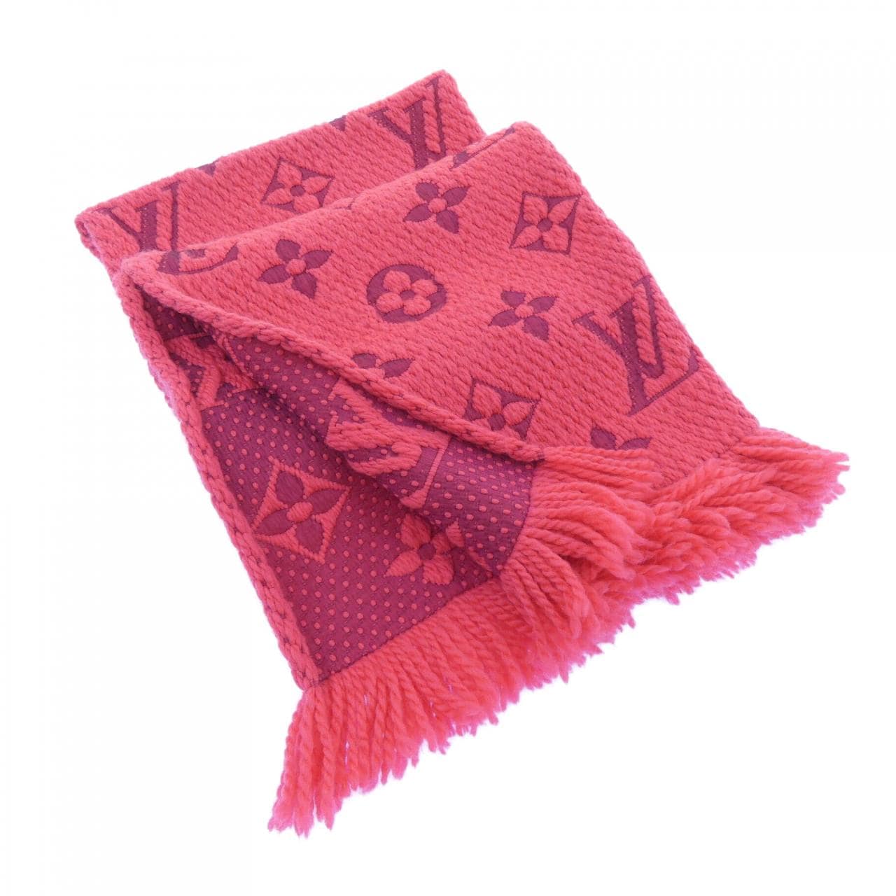 ルイヴィトン LOUIS VUITTON エシャルプ ロゴマニア M78769 MUFFLER