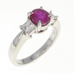 PT900 ルビー リング 1.05CT