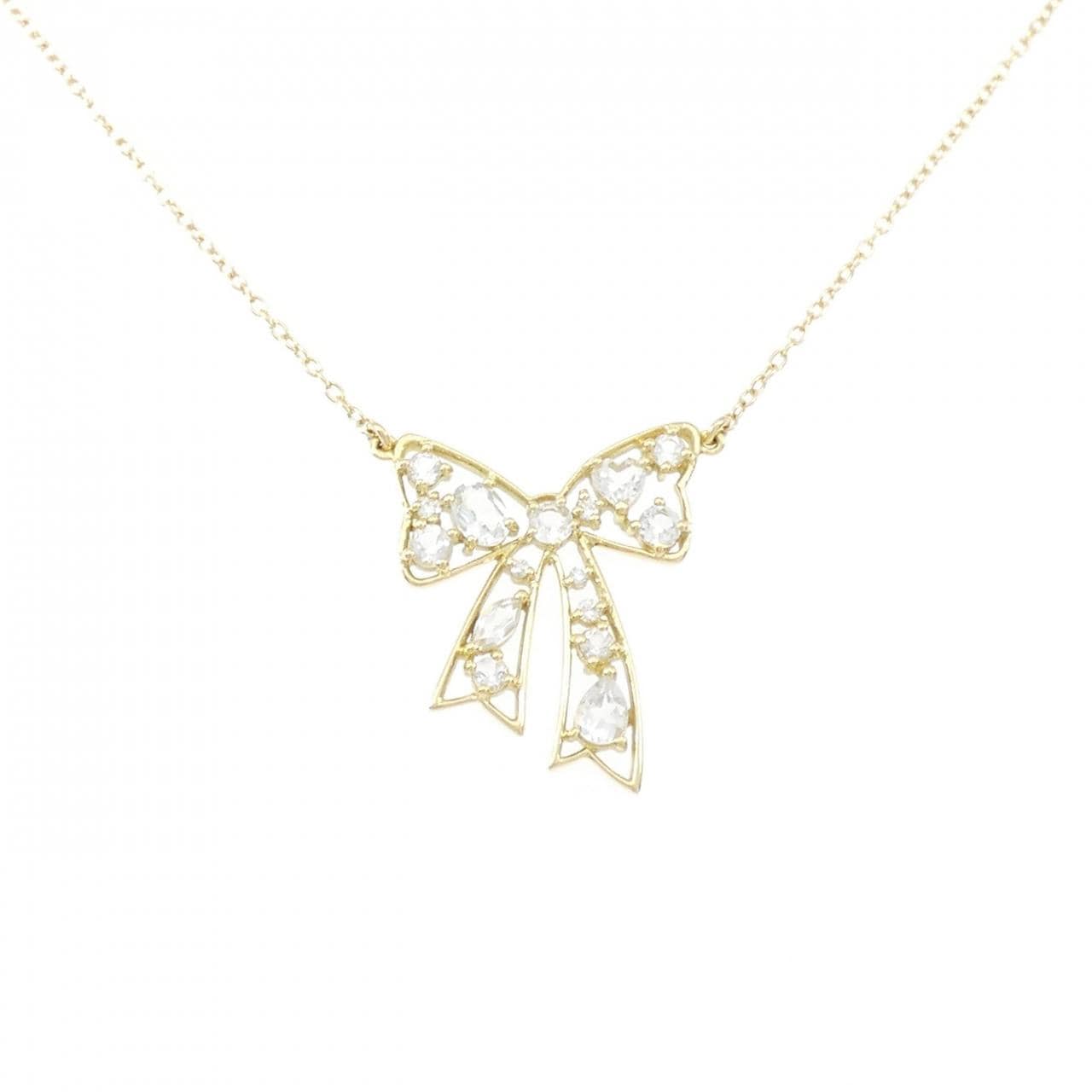 AHKAH Bijoux Ribbon Necklace