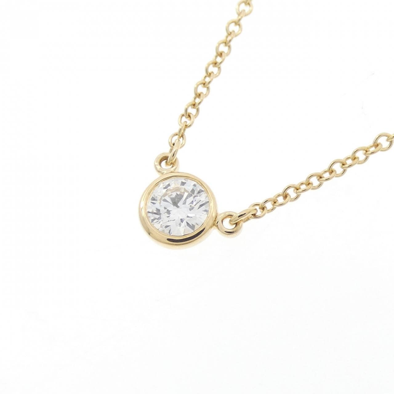 ティファニー バイザヤード ネックレス 0.19CT G VS1 3EXT