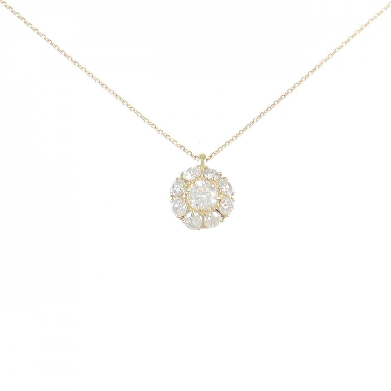 K18YG ダイヤモンド ネックレス 1.00CT