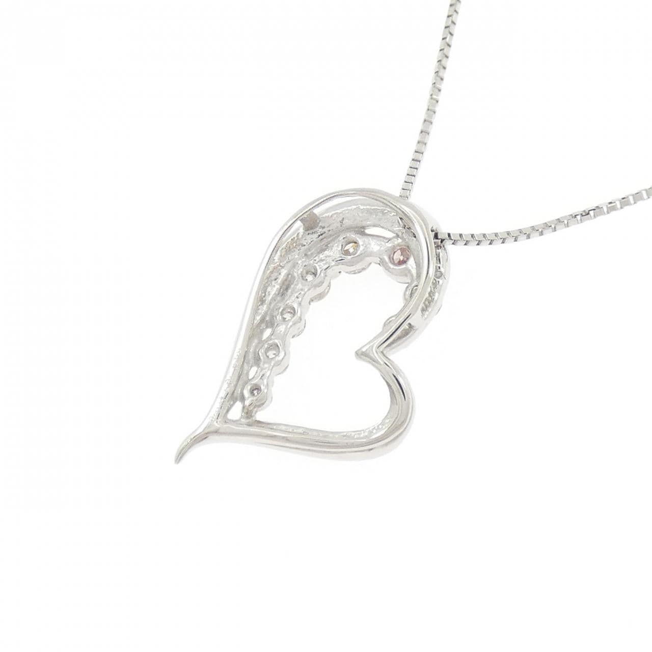 PT900/PT850 ダイヤモンド ネックレス 0.051CT FLOP I1