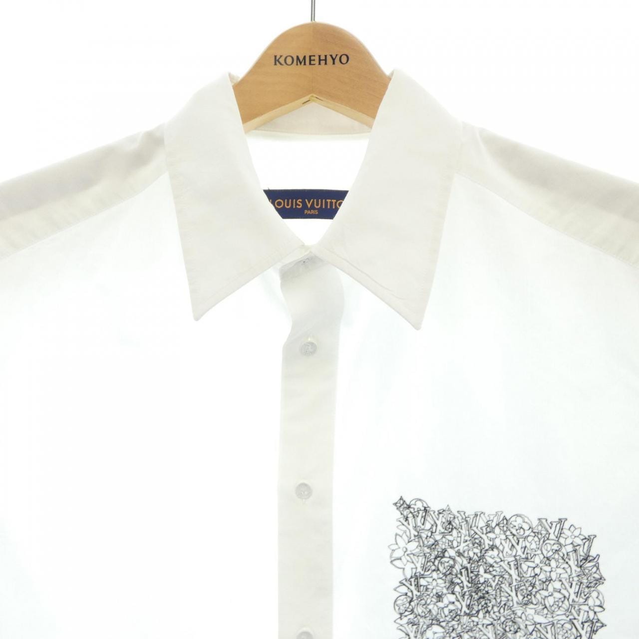 ルイヴィトン LOUIS VUITTON LVSE プレースエンブロイダリーショートスリーブシャツ HNS45WMZ0 S／Sシャツ