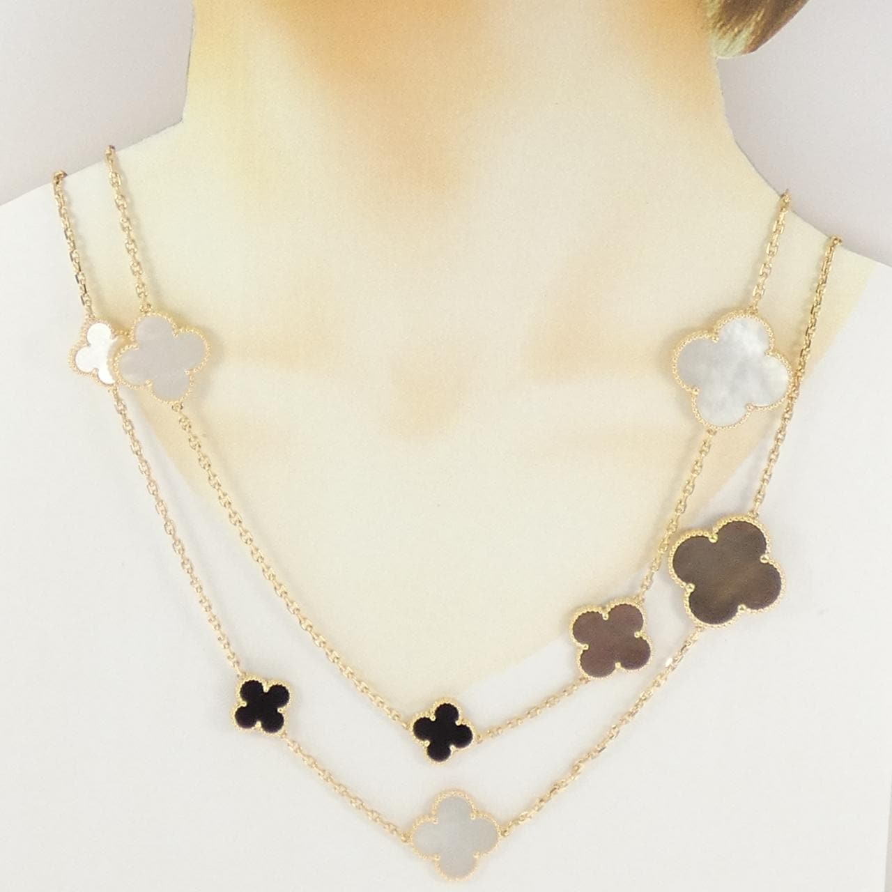 ヴァンクリーフ&アーペル マジックアルハンブラ 16モチーフ ネックレス