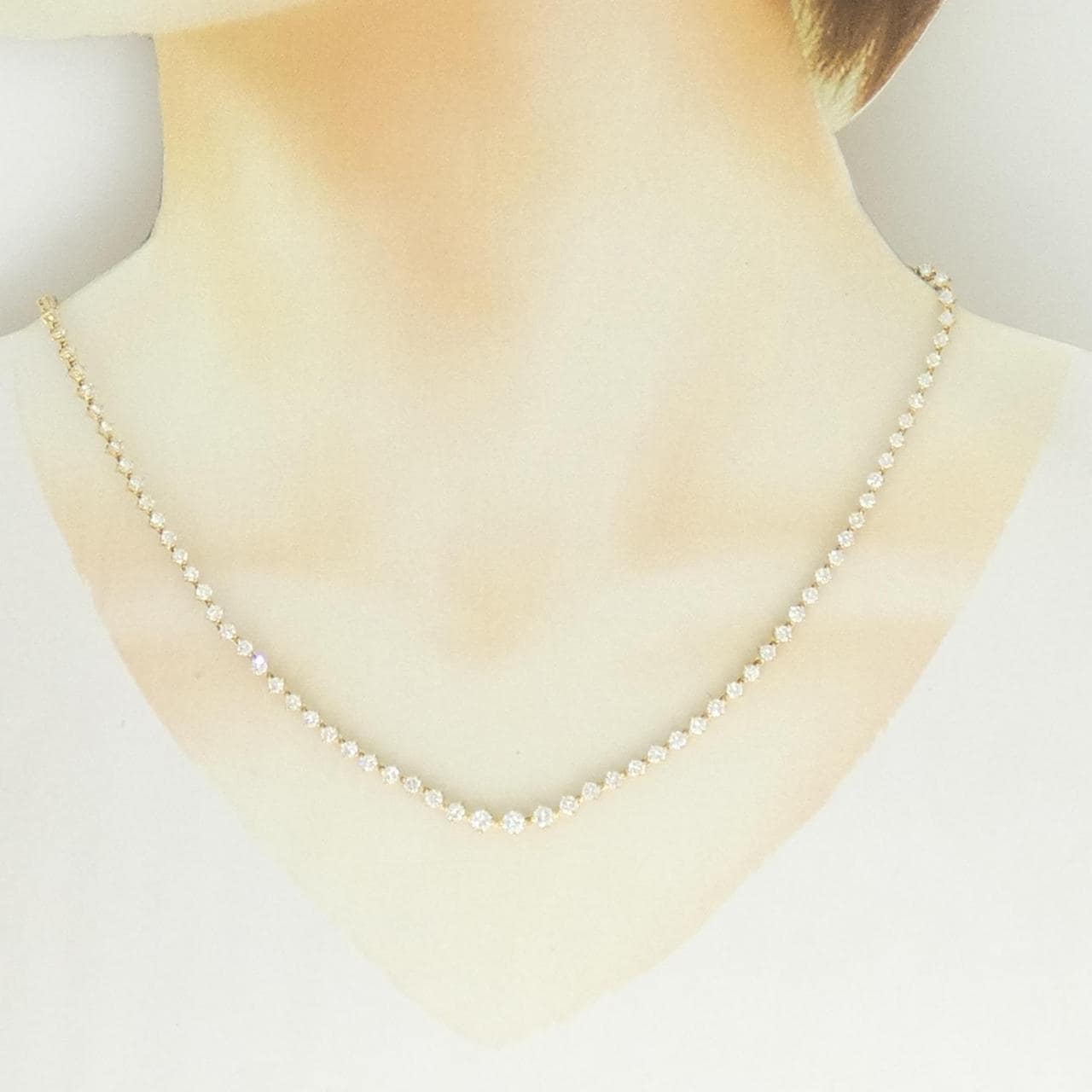 ミキモト ダイヤモンド ネックレス 5.00CT