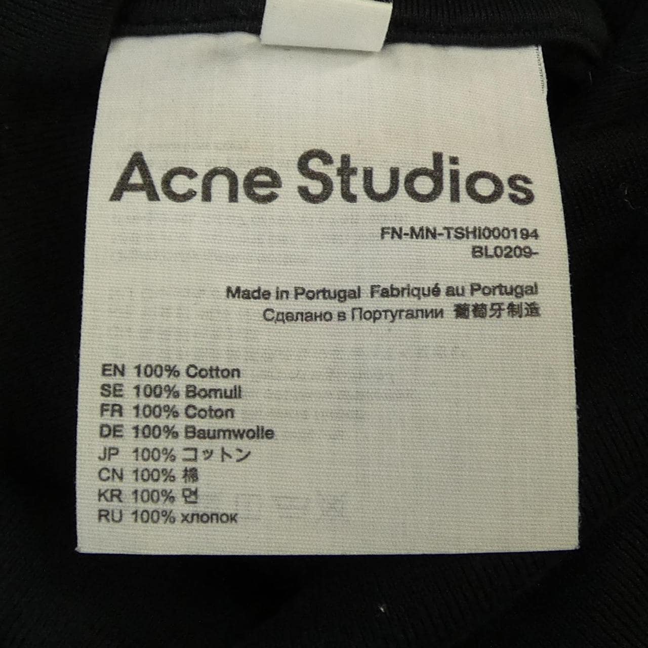 アクネストゥディオズ ACNE STUDIOS FN-MN-TSH000194 トップス
