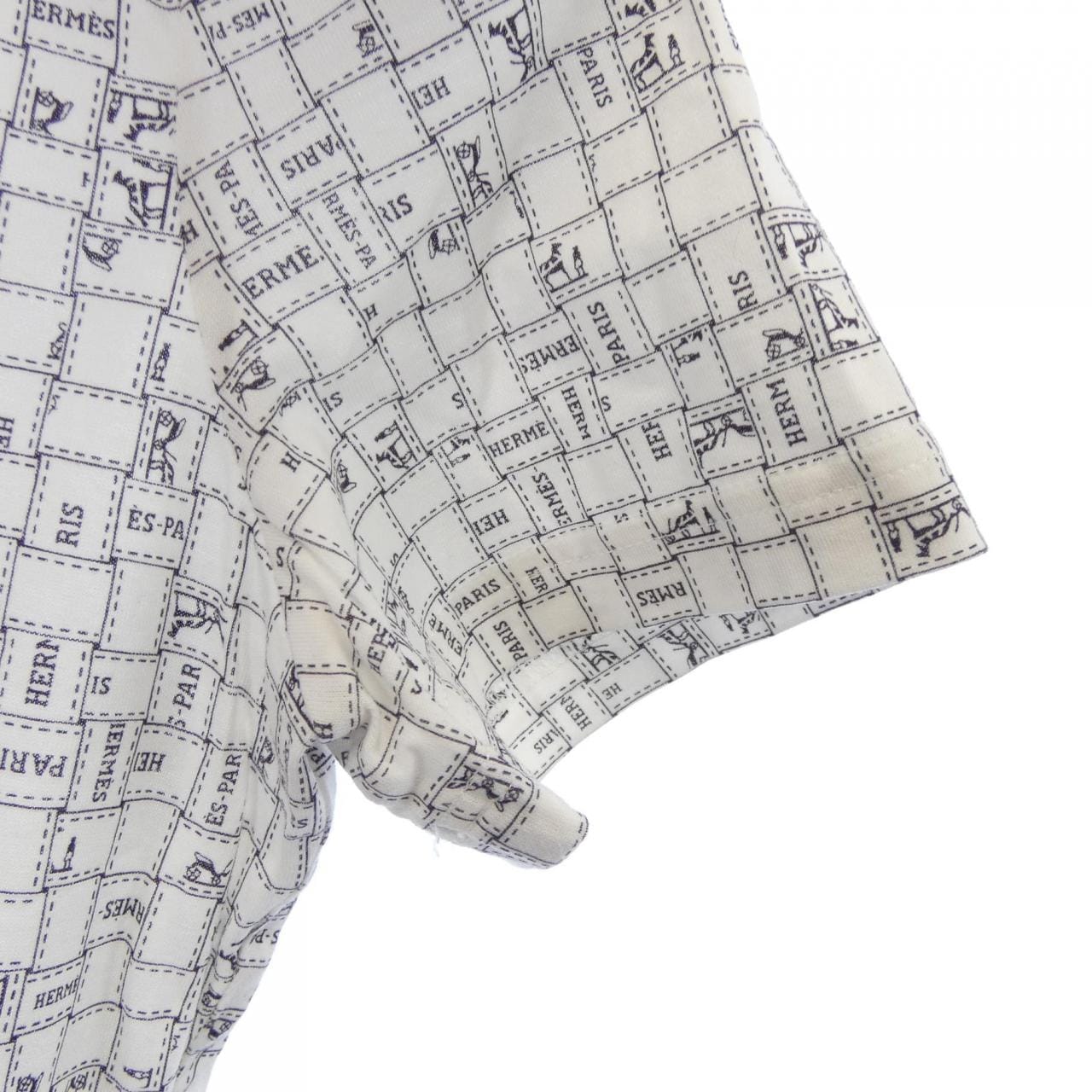 エルメス HERMES BOLDUC AU CARRE ボルデュックチェック 5E4645DK Tシャツ