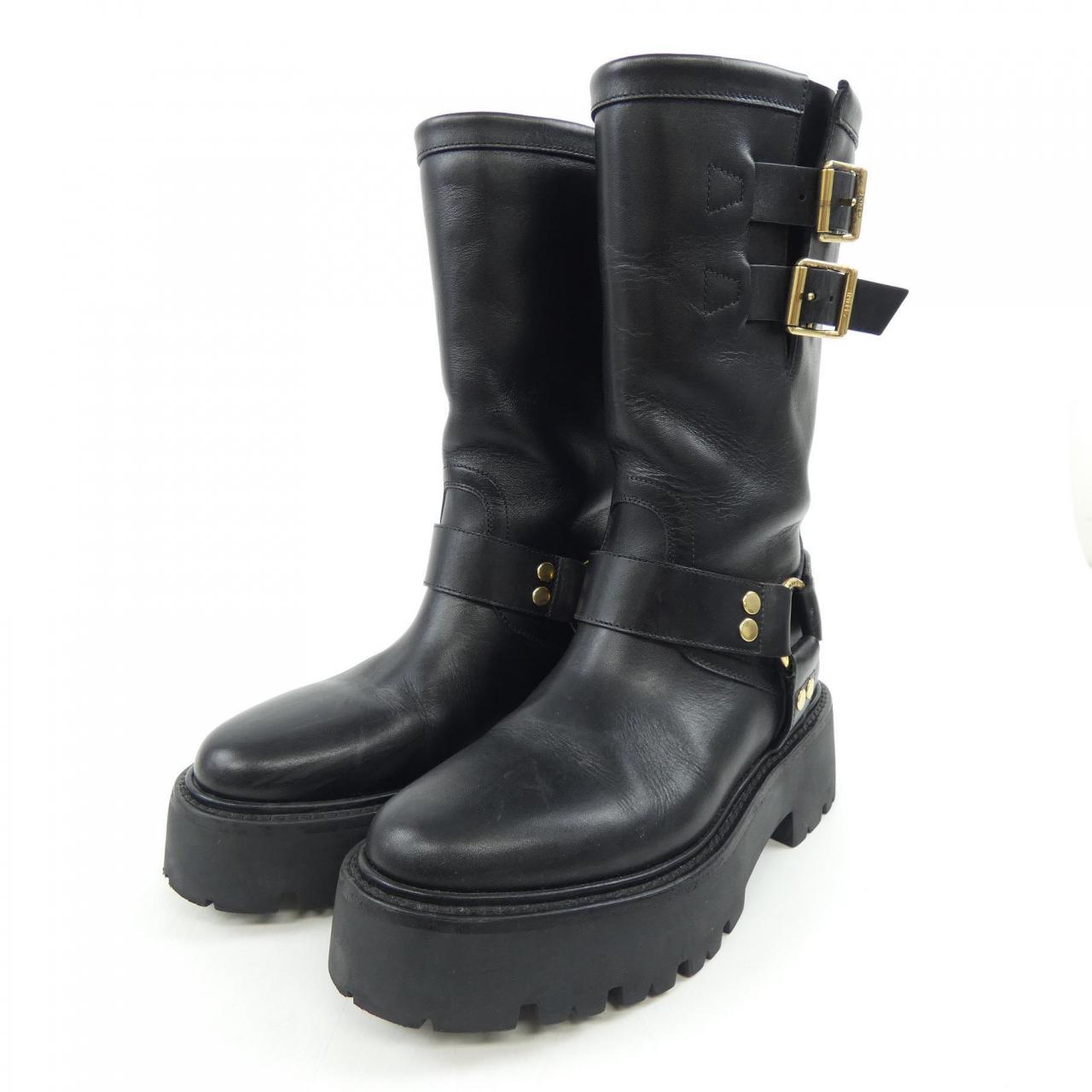 セリーヌ CELINE バイカーミッドブーツ トリオンフ TRIOMPH 354903882C ブーツ