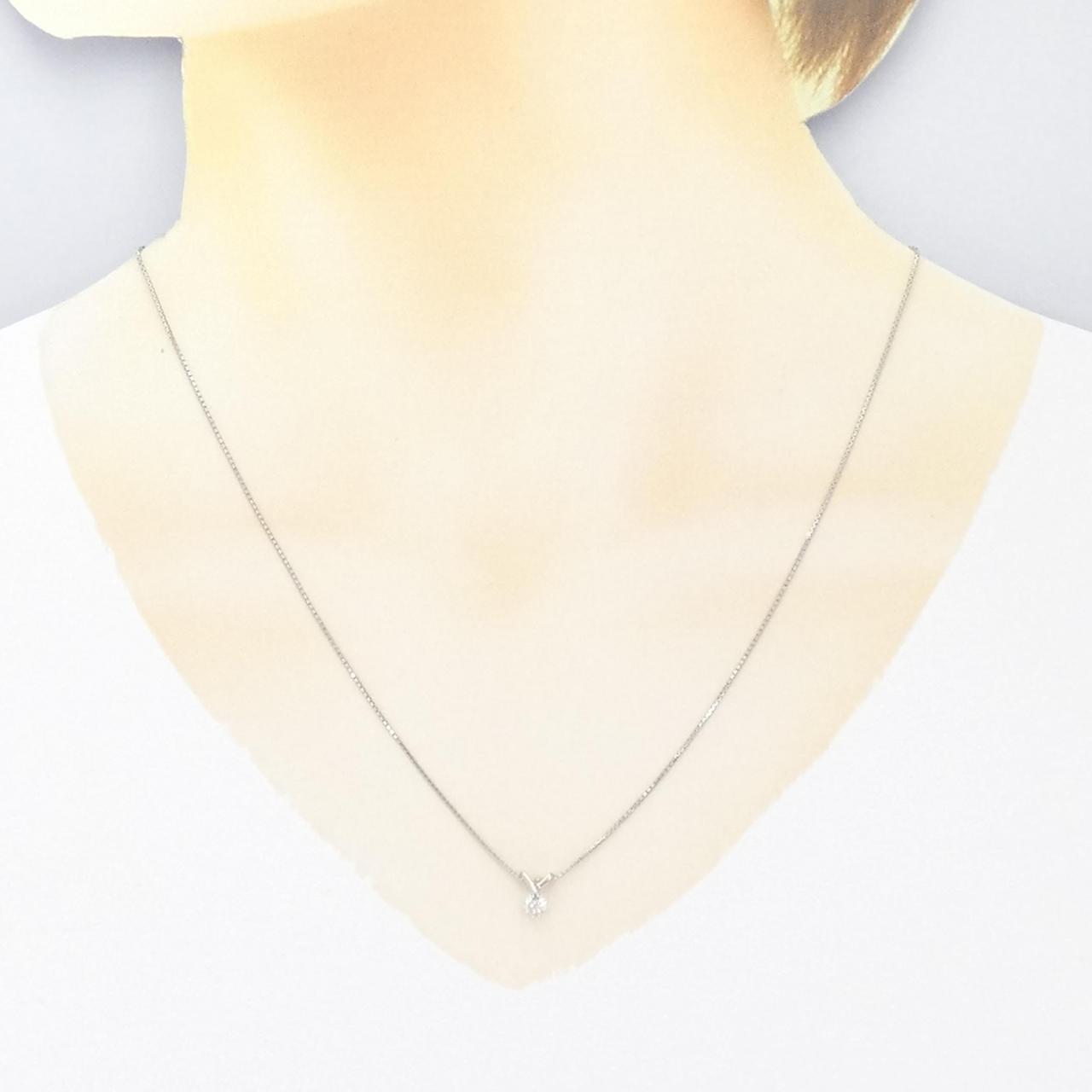 PT ダイヤモンド ネックレス 0.215CT