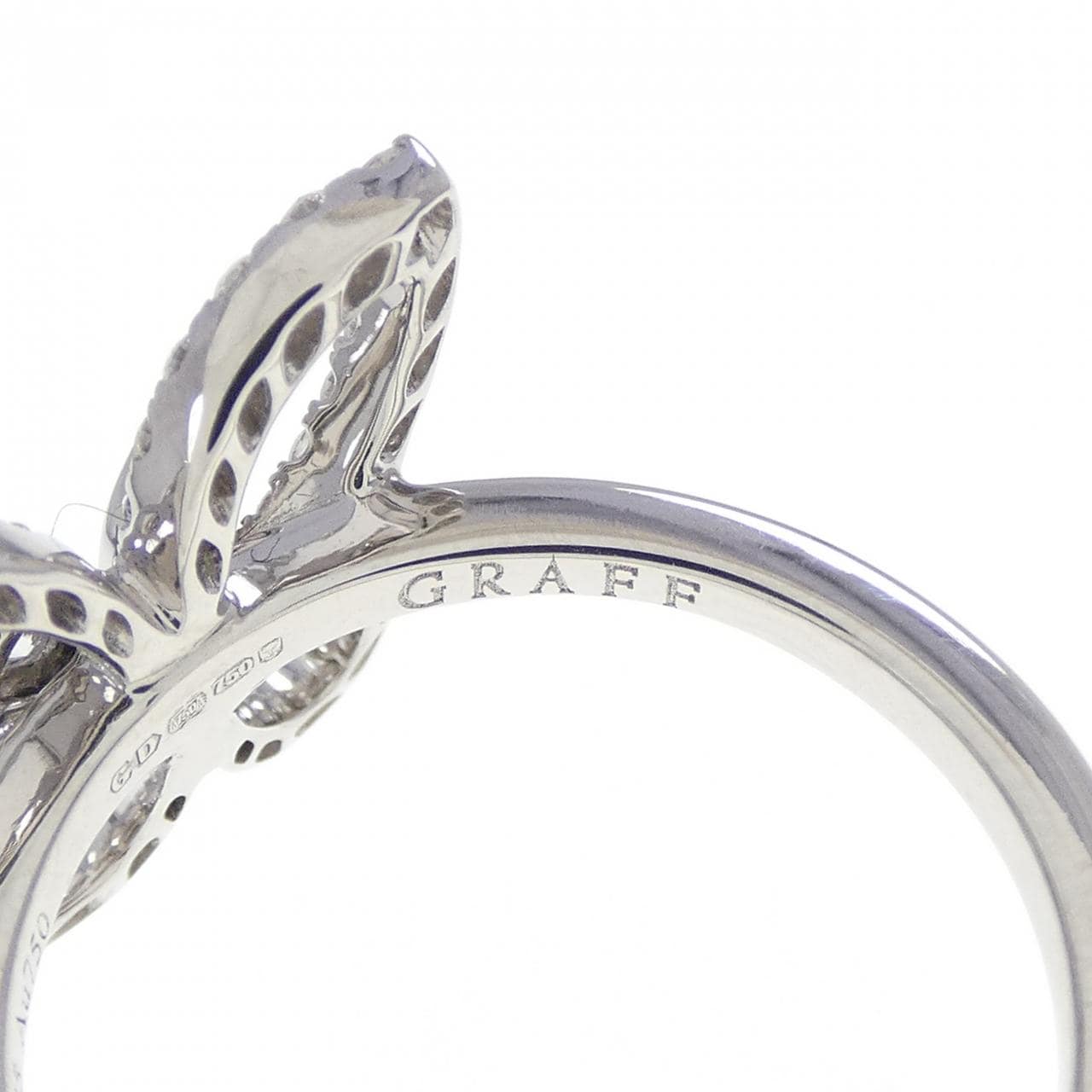 グラフ バタフライ シルエット ミニ リング