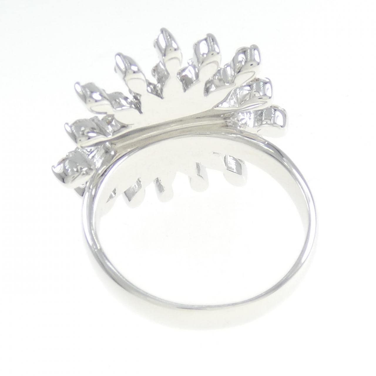 750WG ダイヤモンド リング 0.18CT