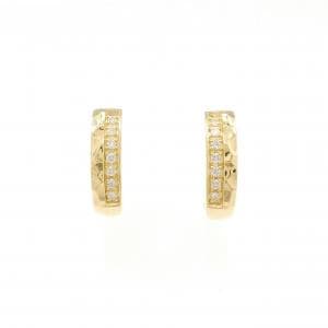 K18YG ダイヤモンド ピアス 0.14CT
