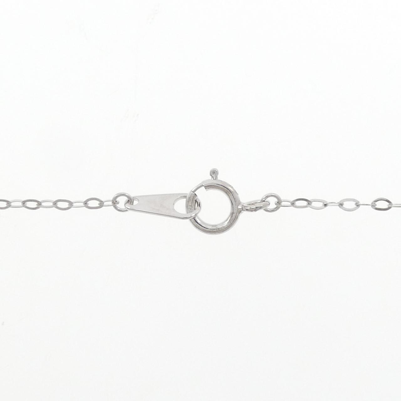 K18WG ダイヤモンド ネックレス 0.20CT