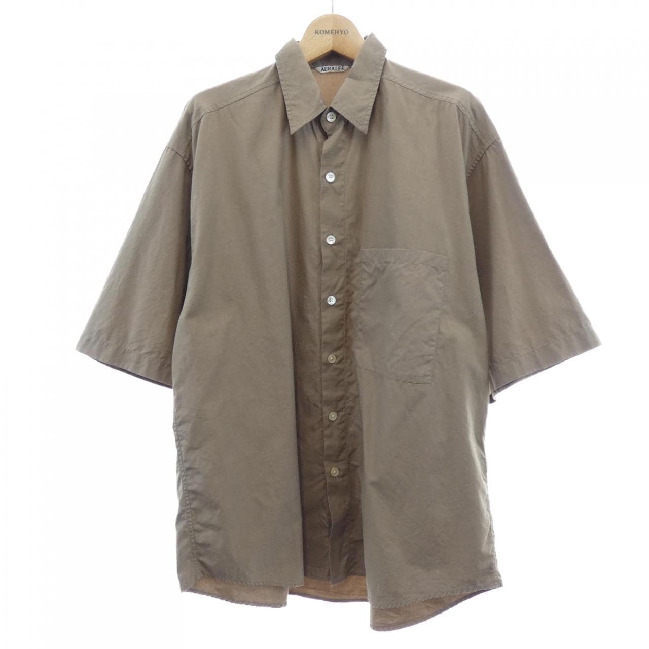 オーラリー AURALEE S／Sシャツ