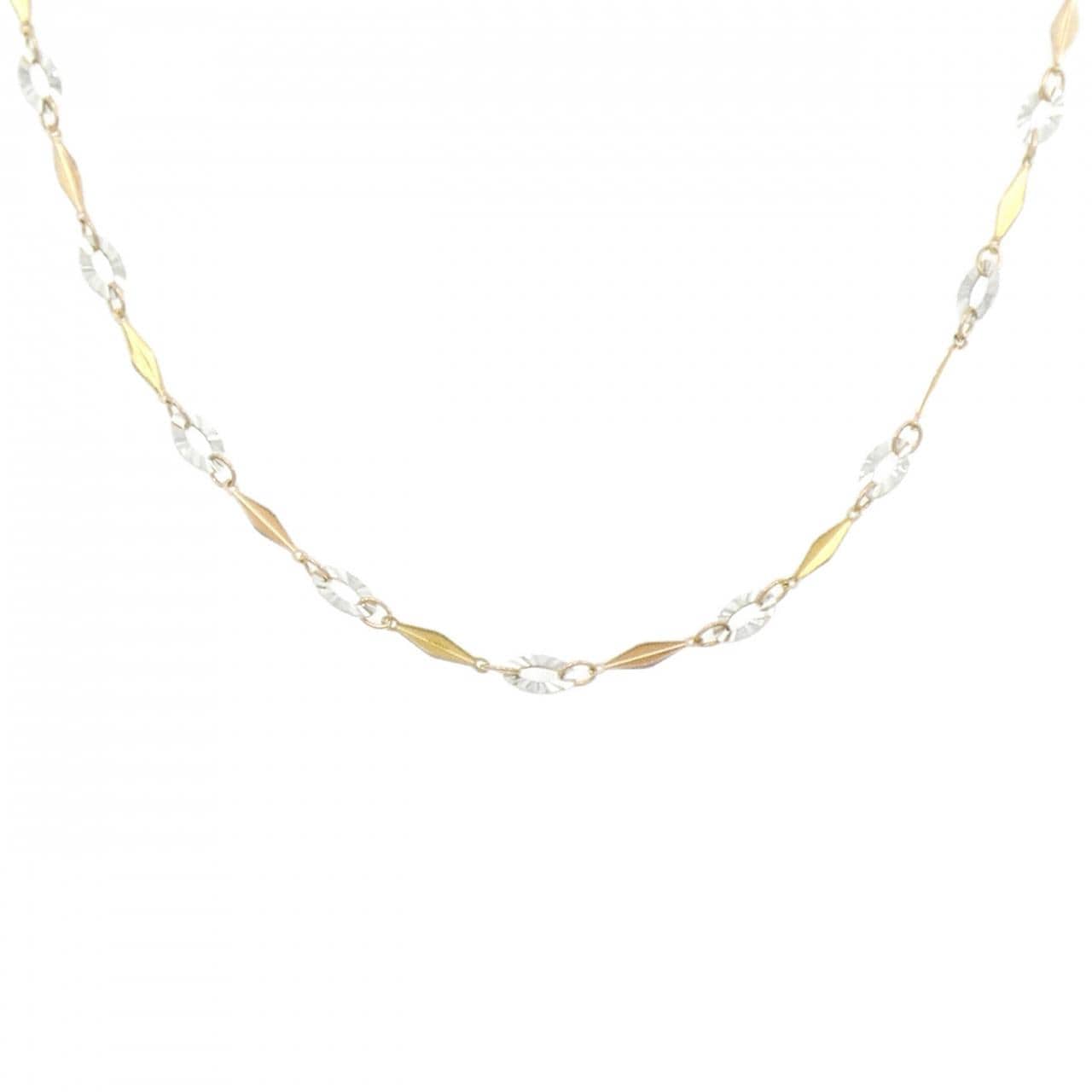 750スリーカラー ネックレス