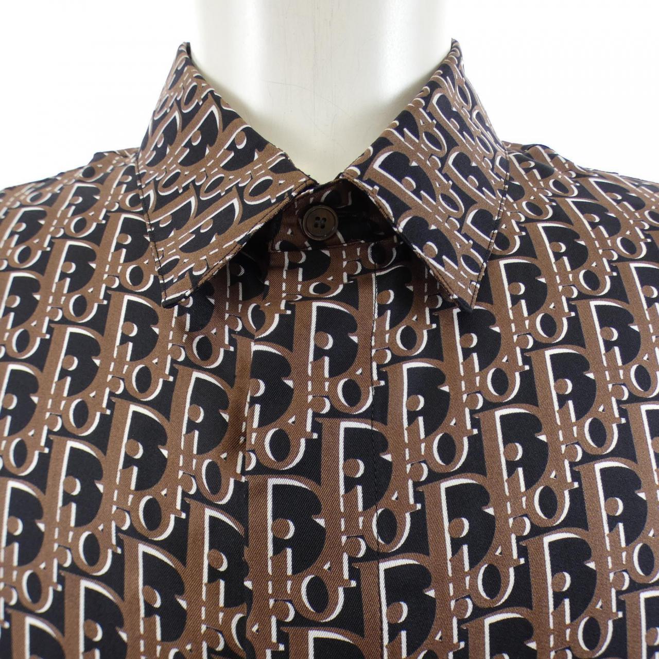 ディオール DIOR ディオールオブリークオーガニックシルクツイル　OBLIQUE 193C545A4751 S／Sシャツ