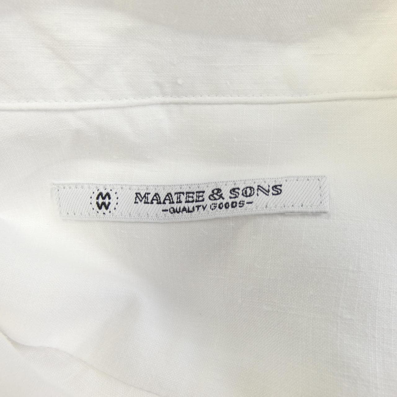 MAATEE&SONS MT5103-0612A S／Sシャツ