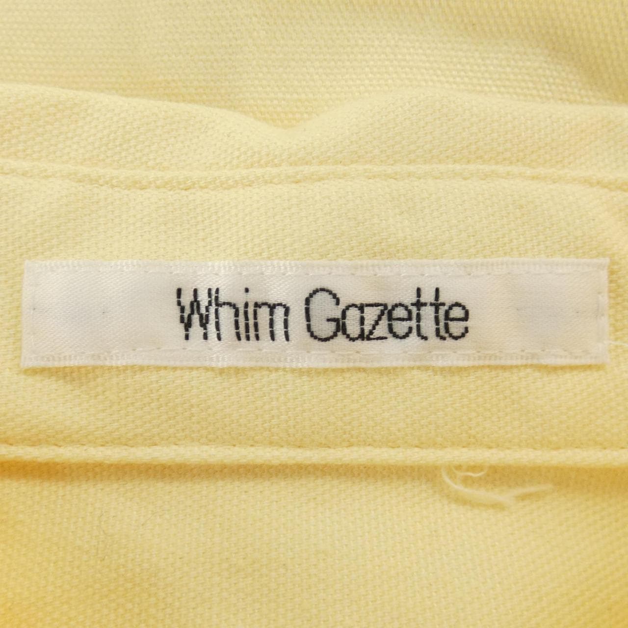 ウィムガゼット WHIM GAZETTE WGZ1052604A0002 シャツ